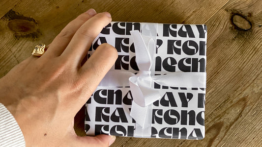 Kay Konecna Studio jewellery packaging. Free standard worldwide shipping on all orders over £100.