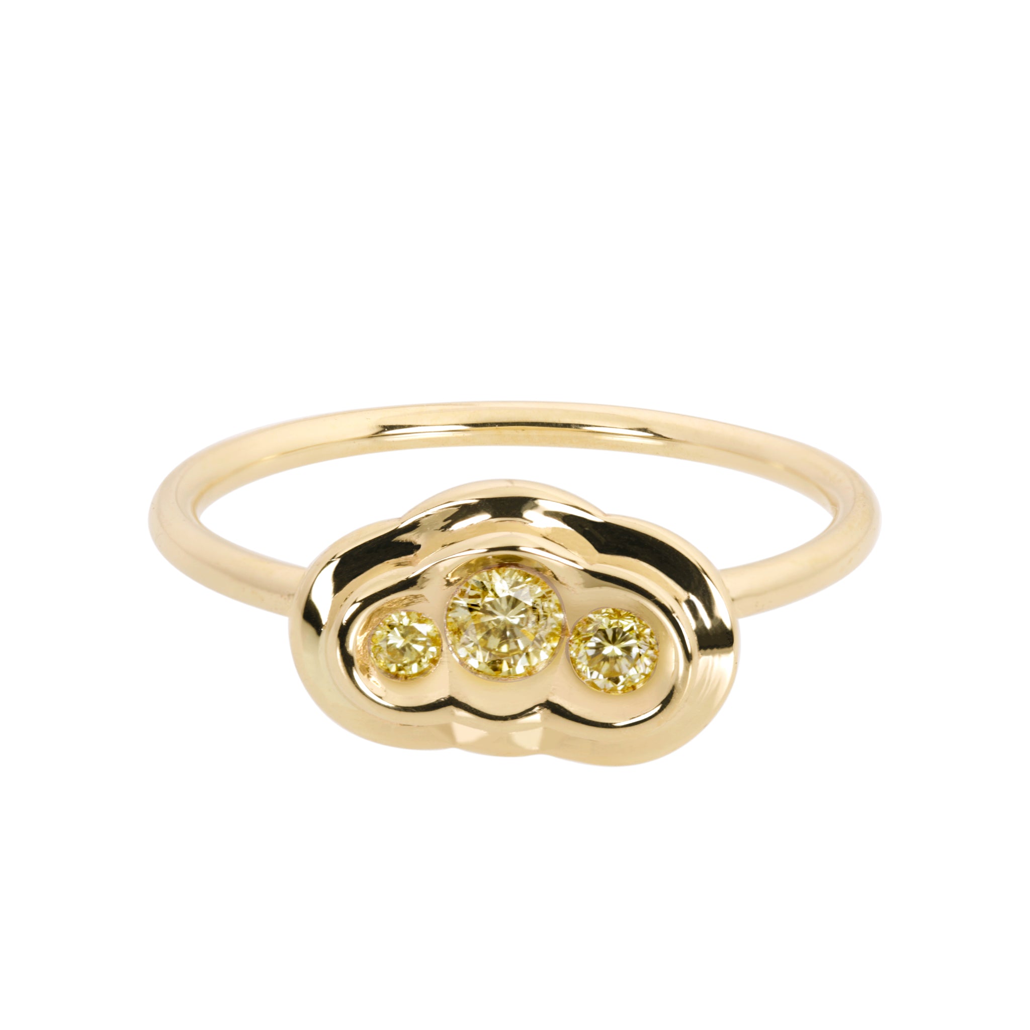 Yellow Diamond Obi Skai #3 Ring - Kay Konecna Studio