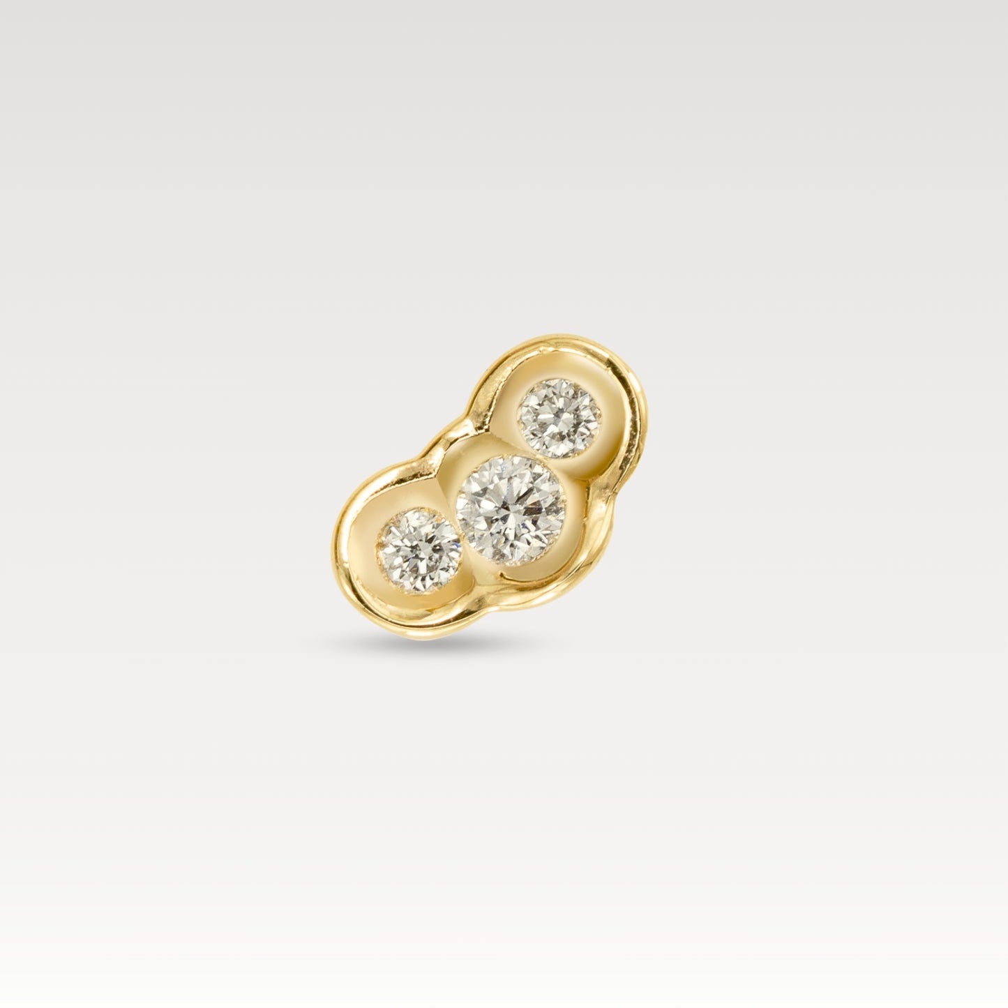 White Diamond OBI Earring no.3