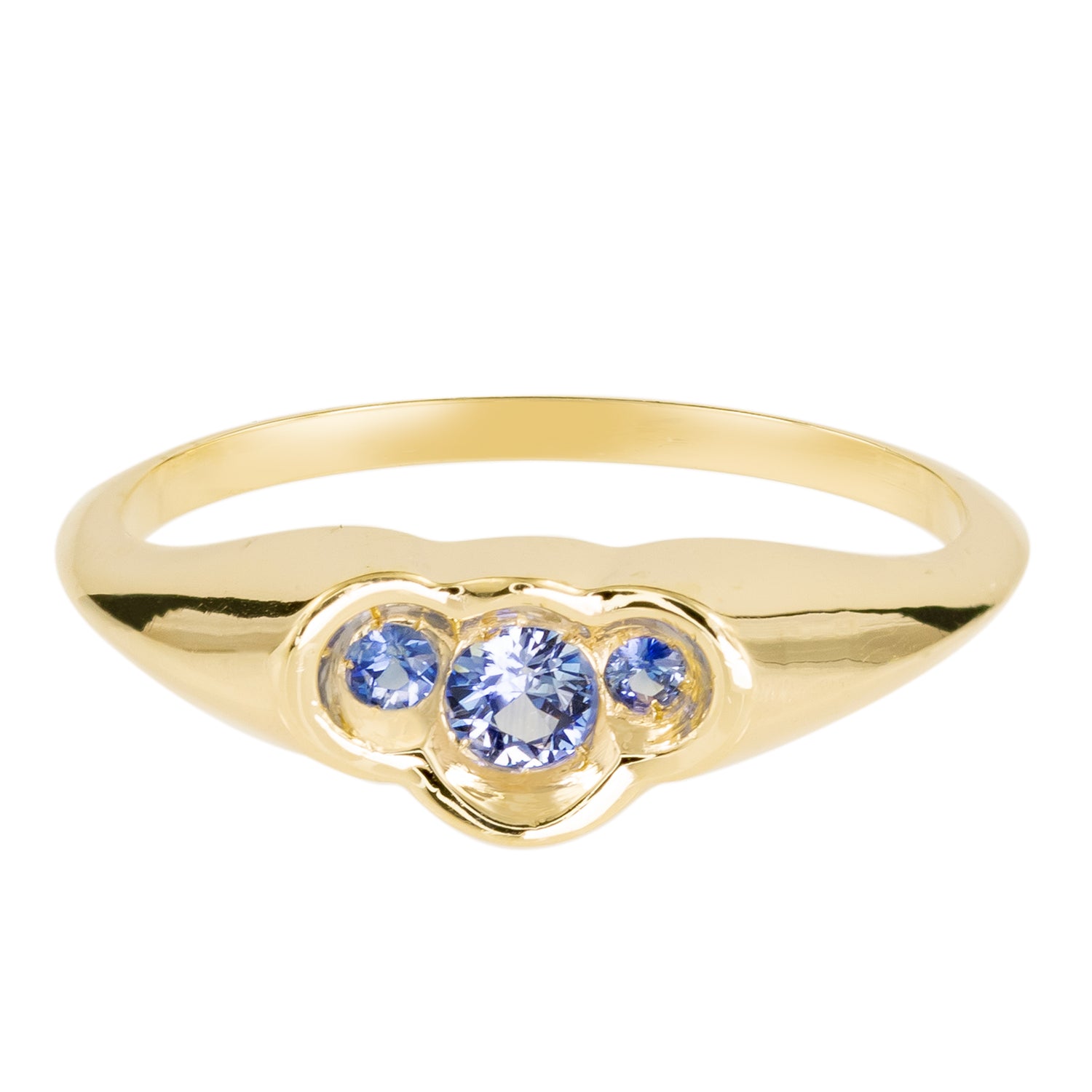 Blue Sapphire OBI signet #4 - Kay Konecna Studio