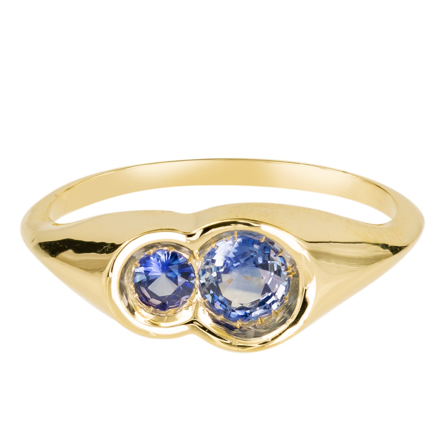 Blue Sapphire OBI signet #3 - Kay Konecna Studio