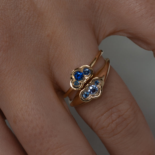 Blue Sapphire OBI signet #4 - Kay Konecna Studio