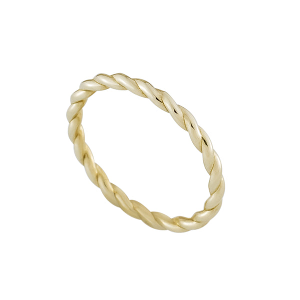 Thin Plait Ring - Kay Konecna Studio