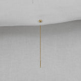 Dune 4mm Single Chain Stud Earring - Kay Konecna Studio