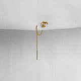 Isla Single Chain Stud Earring - Kay Konecna Studio