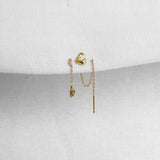 Isla Single Chain Stud Earring - Kay Konecna Studio