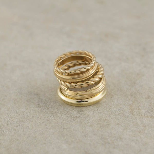 Wide Fold Ring - Kay Konecna Studio