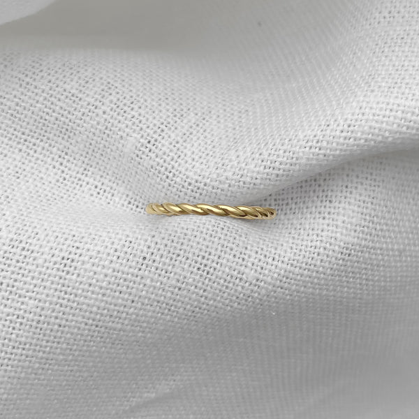 Thin Plait Ring - Kay Konecna Studio