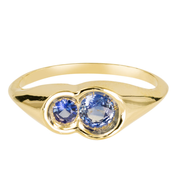 Blue Sapphire OBI signet #3 - Kay Konecna Studio